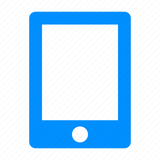 Apple, blue, ipad, mobile, phone icon - Download on Iconfinder
