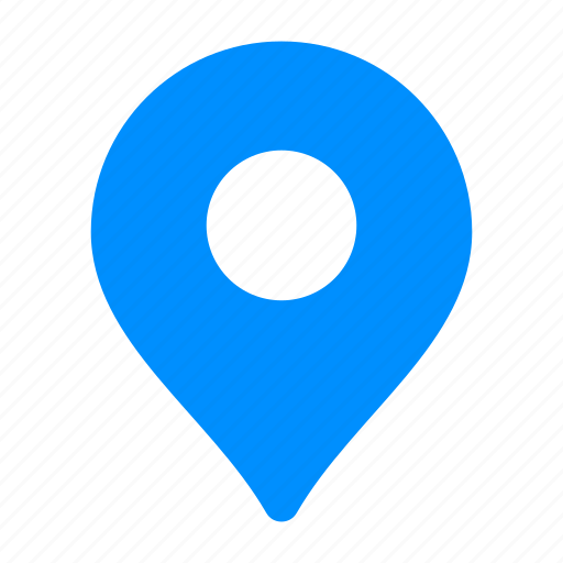 Blue, gps, location, map, pin, place icon - Download on Iconfinder