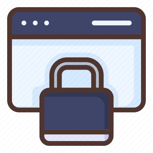 Locked, webpage icon - Download on Iconfinder on Iconfinder