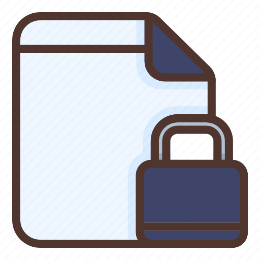 Locked, document icon - Download on Iconfinder on Iconfinder