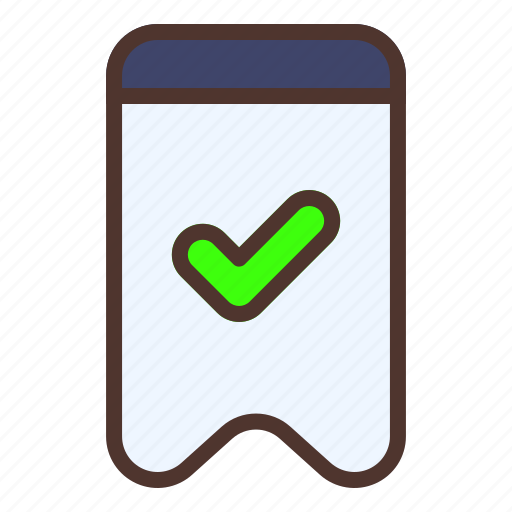 Bookmark, approved icon - Download on Iconfinder