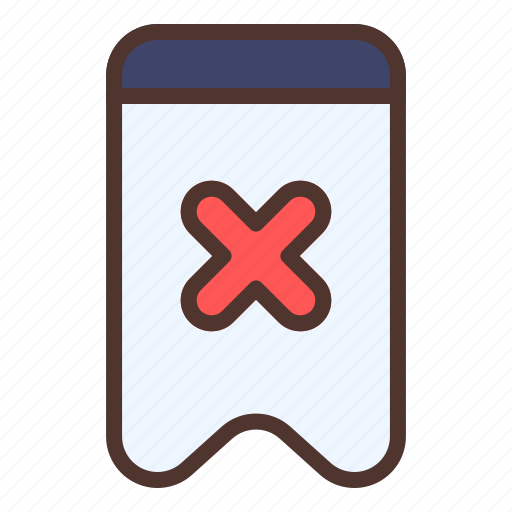 Bookmark, rejected icon - Download on Iconfinder