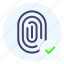 fingerprint, scanner, approved 