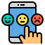 feedback, rating, emoji, social, media, nps 