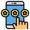 feedback, rating, emoji, star, social, media