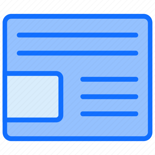 Newspaper, document, article, press icon - Download on Iconfinder