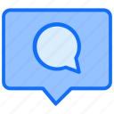 chat, message, notification, comment