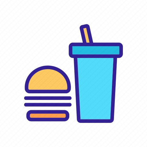 Contour, delicious, food, soda, white icon - Download on Iconfinder