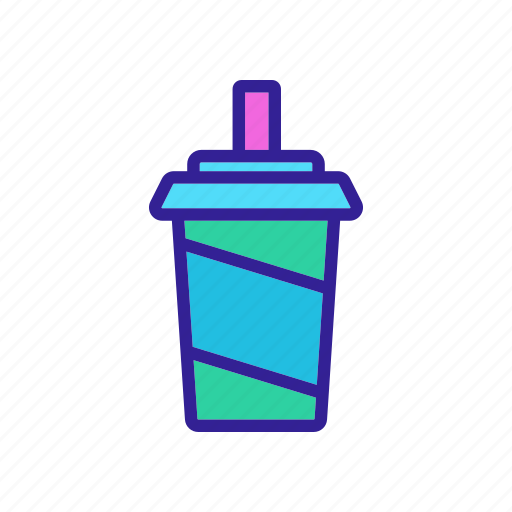 Beverage, contour, drink, fizzy, soda icon - Download on Iconfinder