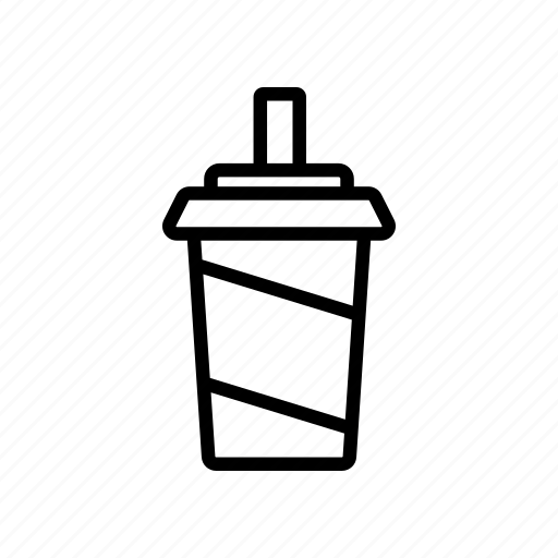 Beverage, contour, drink, fizzy, glass, soda icon - Download on Iconfinder