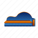 blue, cartoon, couch, furniture, house, office, sofa