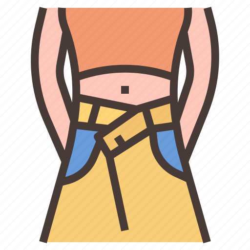 Fashion, clothing, shapely, clothes, lifestyle, figure, waist pants icon - Download on Iconfinder