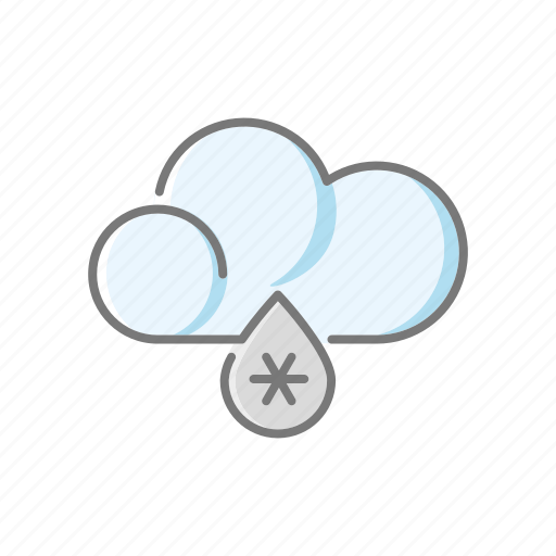 Climate, cloud, meteorology, rain, sleet, snow, weather icon - Download on Iconfinder