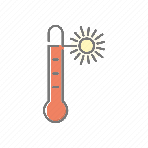 Climate, heat, hot, meteorology, temperature, thermometer, weather icon - Download on Iconfinder