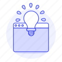 app, browser, bulb, concepts, idea, light, requirement, software, specs, window