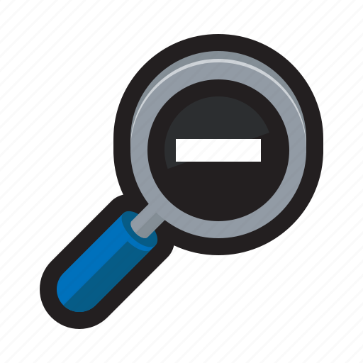 Zoom, zoom out, search, find, magnifying glass icon - Download on Iconfinder