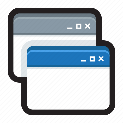 Window, application, browser, cascade, arrange icon - Download on Iconfinder
