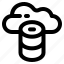 cloud, database, computing, connection, server 