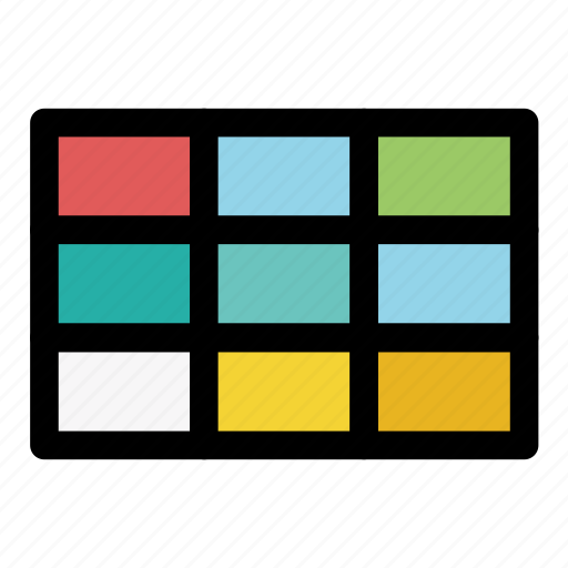 Color, color palette, edit color, fill color, palette, swatches, tool icon - Download on Iconfinder