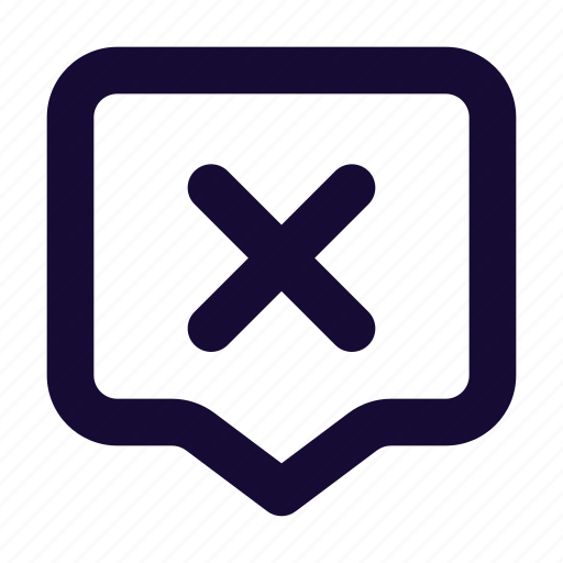 Annotation, xmark icon - Download on Iconfinder