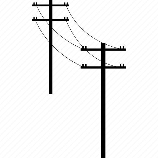 Grid, electric, electrical, pole, wire, cable, power icon - Download on Iconfinder
