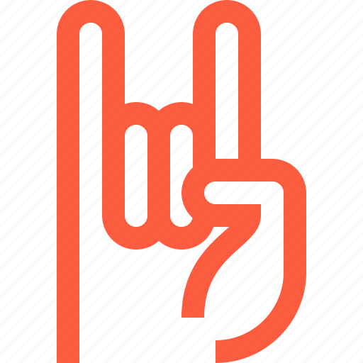 Gesture, hand, hard, music, punk, rock, sign icon - Download on Iconfinder