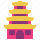pagoda, korean, building, home, work, city, real estate, estate, architecture