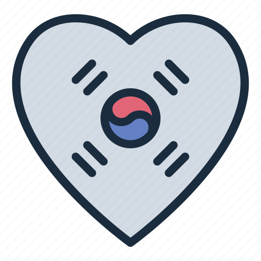 Love, romance, korea, country, culture, south korea icon - Download on Iconfinder