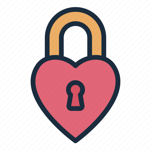 Padlock, security, love, romance, korea, country, culture icon - Download on Iconfinder