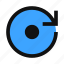 arrow, rotation, axis, turn, rotate, positive, y, sagittal, 3d 