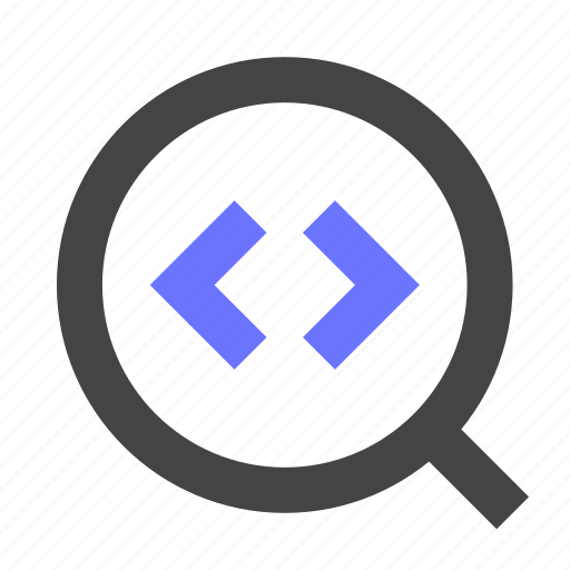 Source, code, html, programming, find, keywords, search icon - Download on Iconfinder