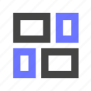 group, app, web, layout, dashboard, mason, grid, menu, horizontal