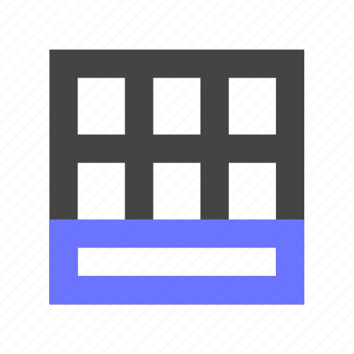 Layout, display, bar, dashboard, table, split, cells icon - Download on Iconfinder
