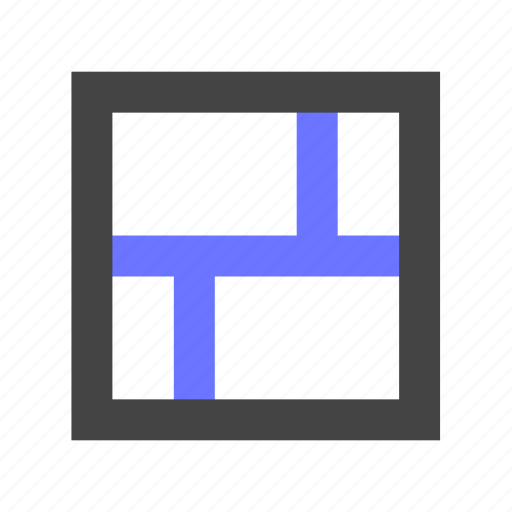 Layout, display, window, screens, bento, grid, split icon - Download on Iconfinder