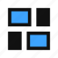 group, app, web, layout, dashboard, mason, grid, menu, horizontal 