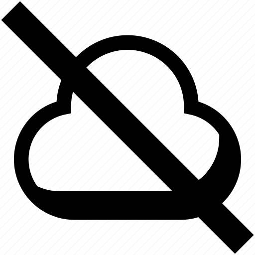 Cloud, storage, data, sync, offline, drive, computing icon - Download on Iconfinder