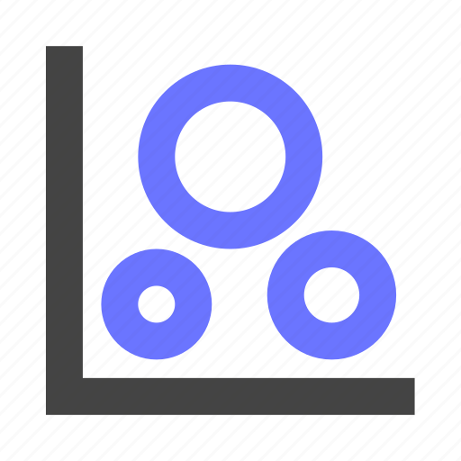 Chart, graph, data, visualization, bubble, dot, circle icon - Download on Iconfinder