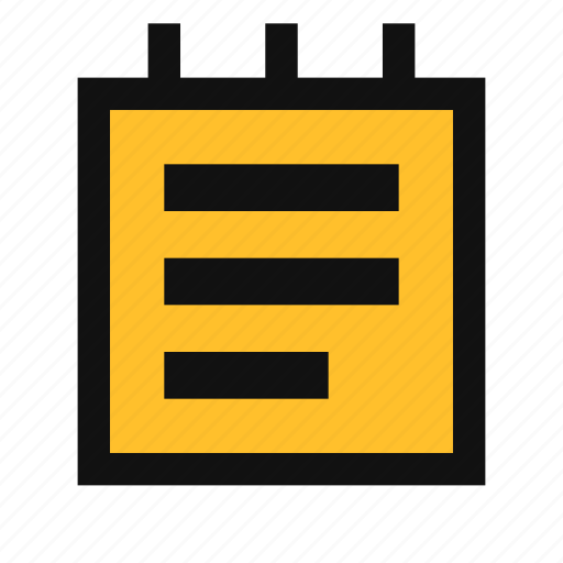 Notes, edit, tool, notepad, paper, writing, content icon - Download on Iconfinder