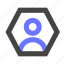 nft, hexagon, image, picture, digital, user, avatar, profile, assets 