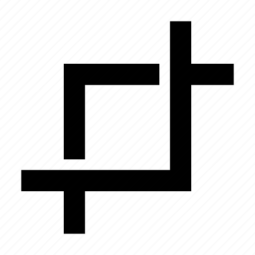 Crop, edit, tool, cut, clip, trim, photo icon - Download on Iconfinder