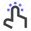 sense, perception, haptic, press, pain, hand, finger, touch, sensory 