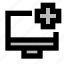healthcare, device, online, information, counseling, health, desktop, computer, monitor 