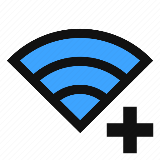 Wifi, connection, signal, network, internet, add, pair icon - Download on Iconfinder