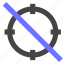 focus, destination, recenter, location, current, target, off, disable, disabled 