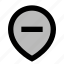pin, location, place, destination, pickup, address, remove, close, point 