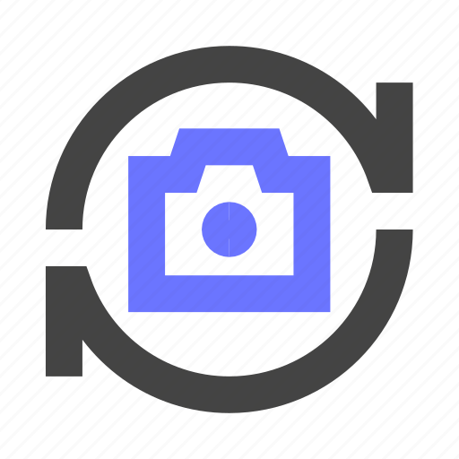 Button, camera, control, arrows, flip, switch, front icon - Download on Iconfinder