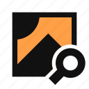photo, image, find, magnifier, browse, zoom, search, scan, picture