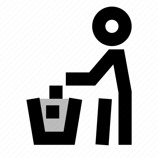 Litter, signage, sign, trash, can, use, bin icon - Download on Iconfinder