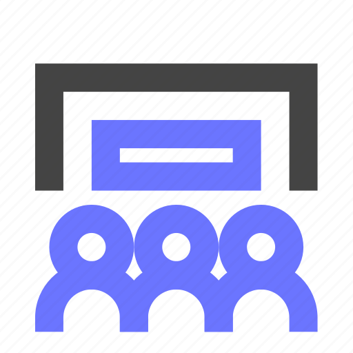 Slide, presentation, slideshow, show, pitch, stakeholder, audience icon - Download on Iconfinder