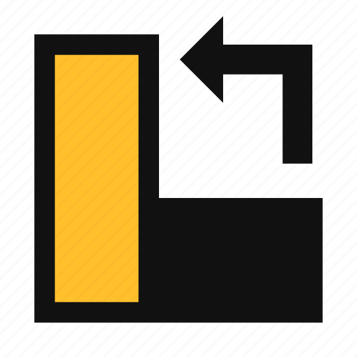 Rotate, object, item, arrow, pivot, left, rotation icon - Download on Iconfinder